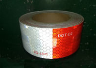 Light Clear Red And White Reflective Safety Tape  For Trucks  2inch*25m 1inch*45.72m