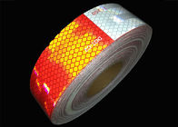 High Intensity Motorcycle Solas Red Reflective Tape For Vehicles , 1 ' 2 ' Reflective Tape Offer Printing