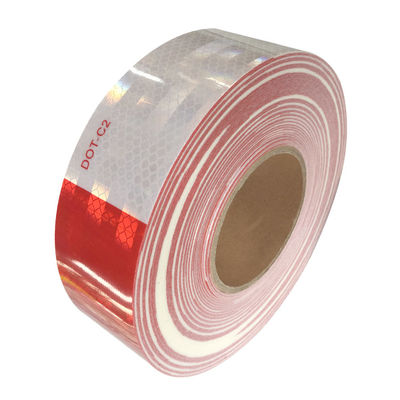 PVC / PET / Acrylic Customized Reflective Tape For High Visibility Package 1 Roll/Box