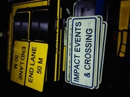 Traffic Signs Retro Reflective Self Adhesive Tape Customized