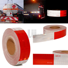 PET Prismatic White And Red DOT C2 High Visibility Reflective Tape For Truck