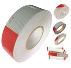 Free Sample 6&quot; x 6&quot; / 7&quot; x 11&quot; Dot C2 Reflective Tape - White &amp; Red