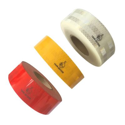 Custom Printable High Intensity Prismatic Diamond Conspicuity Dot-C2 Waterproof PET Warning Adhesive Stickers Reflective Tape