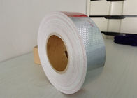 Industrial Emergency  Colored  Red And Silver Reflective Tape