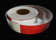 Glass Beads Reflective Tape Sheets DOT Standard White And Red 2 Inch Width