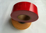 Truck Car Reflective Conspicuity Tape , Highway Red Amber Light 2 Inch White Reflective Tape