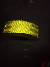 Bright Photo Reflective Conspicuity Tape Placement , Fluorescent Yellow Reflective Tape