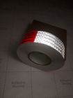 Outdoor Prism Emergency Vehicle Red And Silver Reflective Tape  For Cars PVC High Visibility