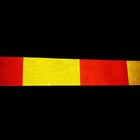 Traffic Barrier Board Red And Yellow Reflective Tape Sheets High Reflection For Warning