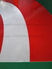 High Visibility Colored  Reflective Tape Sheets For Vehicles Cone Sleeve Printable Flexiable
