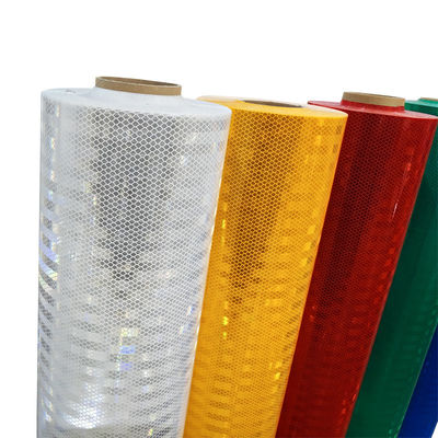 Type IV Eco Solvent HIP Acrylic High Intensity Prismatic Reflective Film Printable Reflective Sheeting For Highway Traffic Signs