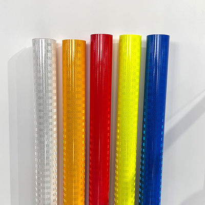Type IV Eco Solvent HIP Acrylic High Intensity Prismatic Reflective Film Printable Reflective Sheeting For Highway Traffic Signs