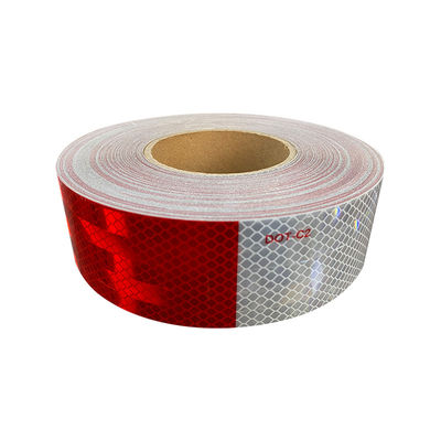 Factory Sales Can Tear and Print Aluminum Plated Prism DOT Sticker for Truck,Trailer