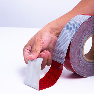 Dot-C2 Reflective Safety Tape UV Aluminized Soft Prismatic Red White Dot-C2 Reflective Tape for Trailer