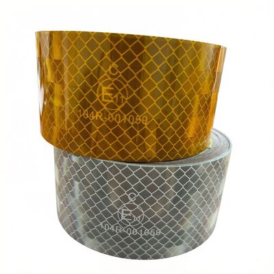 2 Inch High Intensity Prismatic Acrylic Adhesive ECE 104 Reflective Tape with Emark Dot Self-Adhesive Retro Reflective Tape