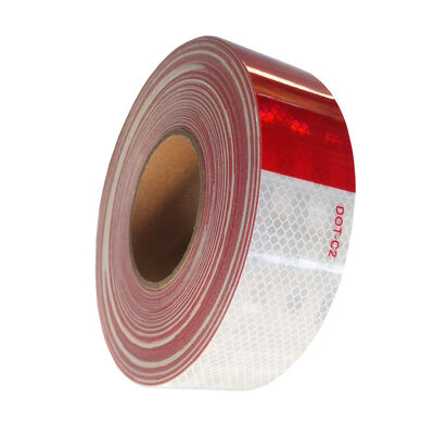 High Visibility Self-adhesive 5cm Red Yellow White DOT-C2 Reflective Waterproof