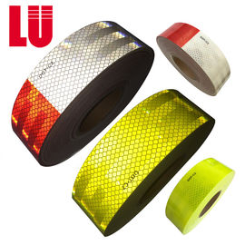 Waterproof Adhesive Dot C2 Red And White Reflective Tape Trucks Trailer Safety Retro ECE 104r