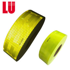 Fluorescent Lime Yellow Green Color DOT-C2 Reflective Conspicuity Tape