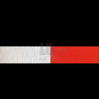 Pressure Sensitive Adhesive Dot C2 Reflective Tape, White &amp; Red Color