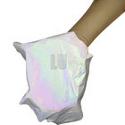 Soft 1.37m*100m Nylon Waterproof Rainbow Reflective Fabric