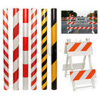 White Orange Waterproof Warning Reflective Tape For Road Safety
