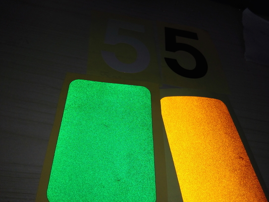 5100 PET Reflective Vinyl Film Radium Retro Large Reflective Sheet Roll Waterproof Traffic Signs Reflective Sheeting
