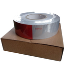 2inch Width Red White Honeycomb Reflective Tape For Truck Car