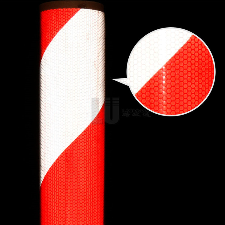 Red White Reflective Tape Sticker For Road Barrier Or Vehicles