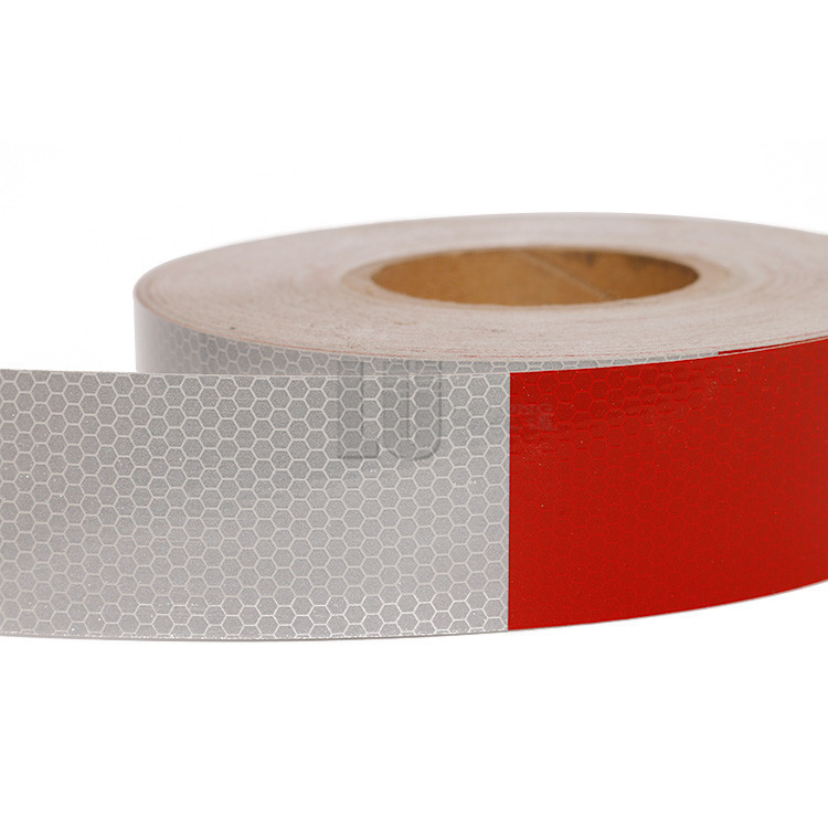 DOT C2 Certificate Truck Reflective Tape Red And White For Semi Trailer