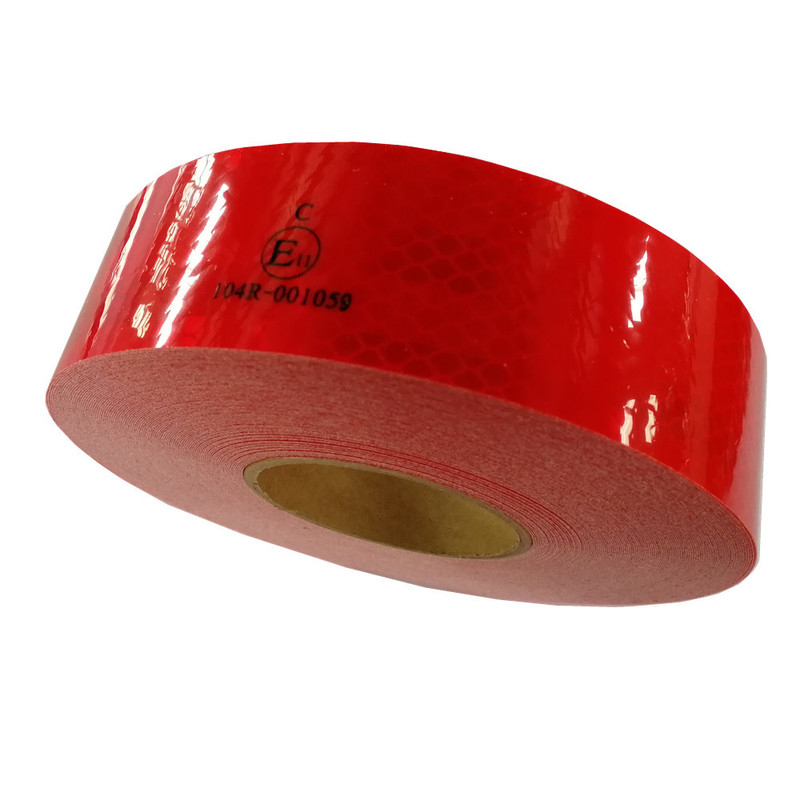 Self Adhesive Reflective Conspicuity Tape Rigid Type High Visibility 50mm X 50m