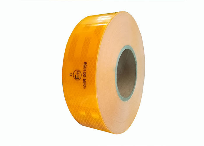 Colored Ece 104 Reflective Tape Commercial Vehicles , Emergency Vehicle Reflective Tape Roll