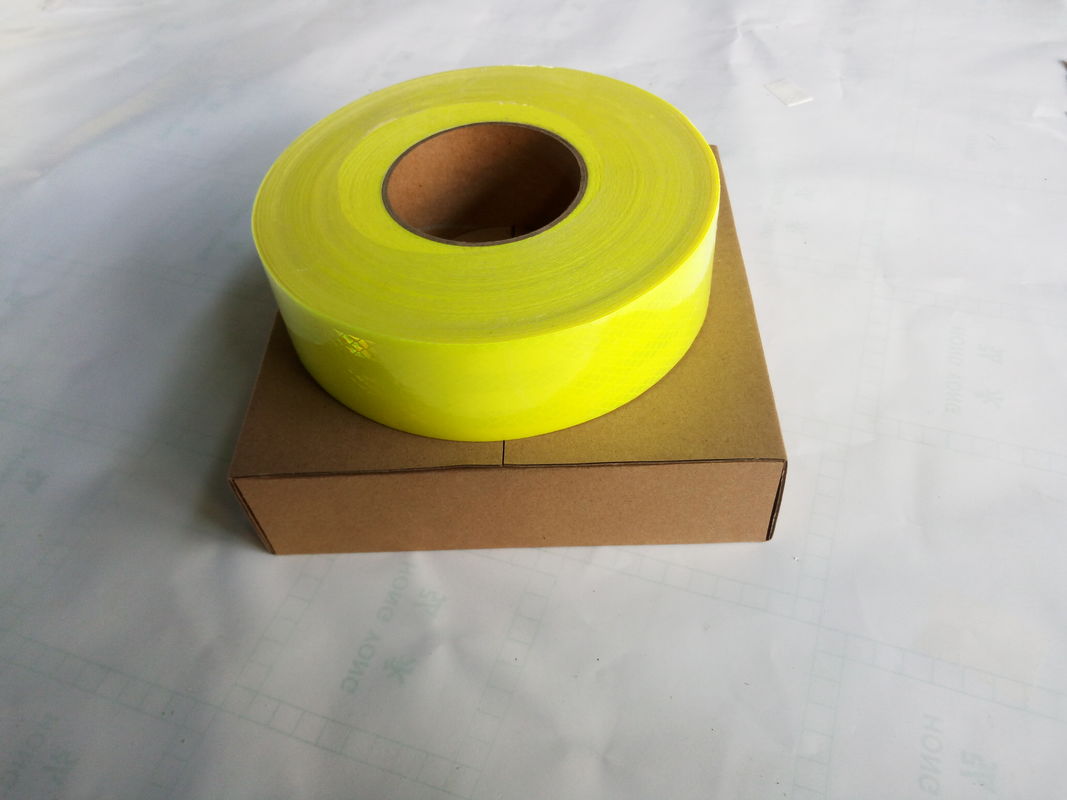 Flourescent Yellow and Green 50mm*45.72m DOT-C2 Reflective Conspicuity Tape