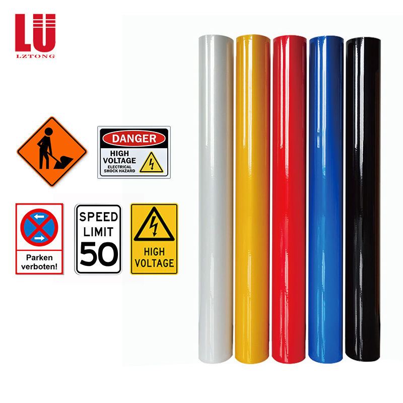 Wholesales Factory Type I Reflective Sticker Material Printable Acrylic Reflective Sheeting Reflective Film for Warning Sign