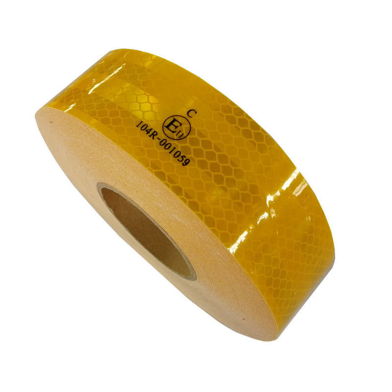 3-5 Years Durable Yellow 50mm*45.72m Size Conspicuity Tape Reflective Sticker