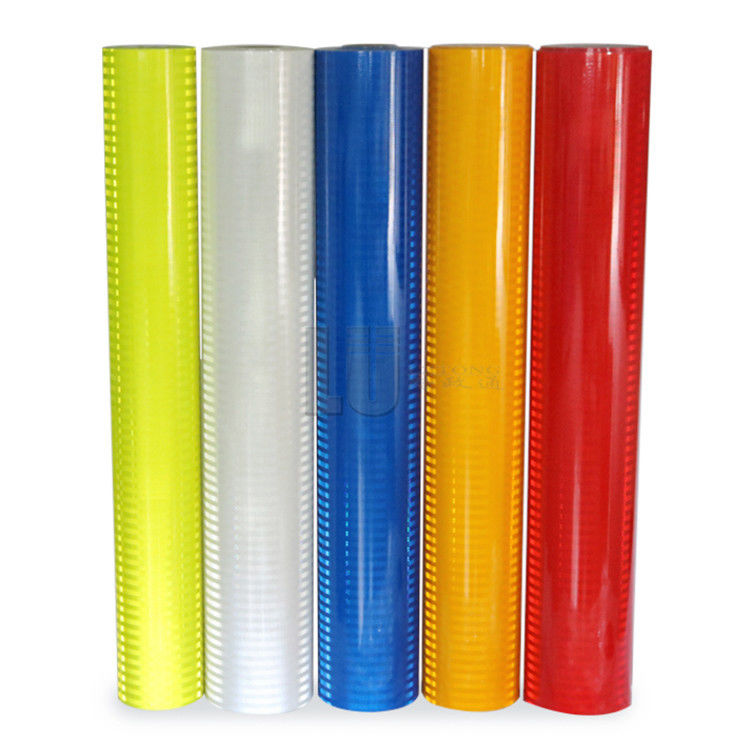 1.22m*45.7m Self Adhesive EGP Engineer Grade Prismatic Yellow Retro Film For Traffic Signs