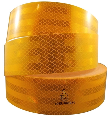 ASTM Standard ECE Customized Size High Light Durable 104R Reflective Tape For Vehicles Trailers Trucks
