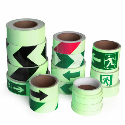 Glow In The Dark IMO Symbols Photoluminescent Vinyl Signage Luminous Exit Sticker