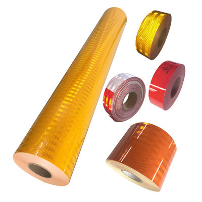 1.22m*45.72m Micro Prismatic Reflective Sheeting Temperature Range -40°F To 176°F