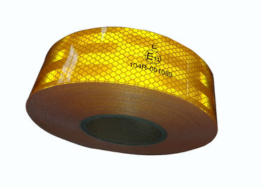 Yellow Ece 104 Reflective Tape 5cm Width For Trucks Cars Trailer