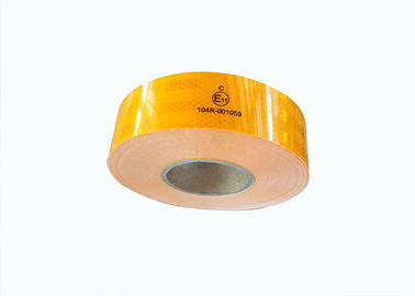 High Visibility Red Reflective Safety Tape For Vehicles Yellow White 25CM 45.7m 50 M