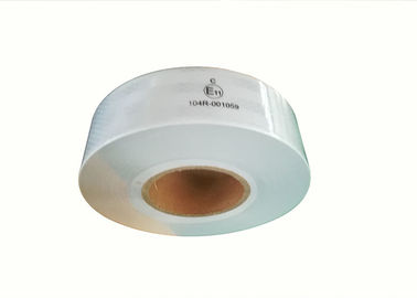 Industrial White Safety Reflective Tape For Trailers Road Warning Signs In Reflective Material