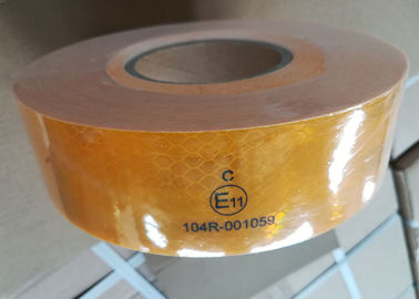 High Intensity Colored Safety Reflective Tape For Trailers Polyester Strong Adhesive