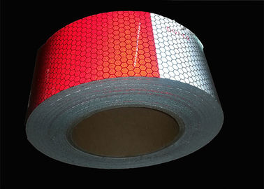 Industrial Emergency  Colored  Red And Silver Reflective Tape