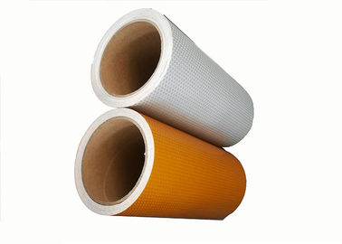 PET PMMA PC High Intensity Grade Reflective Sheeting , White Yellow Reflective Sign Vinyl Film