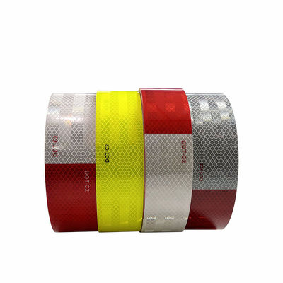 High Quality C2 Red and White Retro Reflective Tape Waterproof Adhesive Dot for Truck Trailer Safety