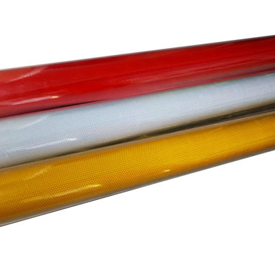 Class 2 Glass Beads Reflective Sheeting Tape For Truck Or Road Signs