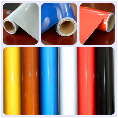 Traffic Signs Retro Reflective Sheeting Roll PVC Glass Beads Enginnering