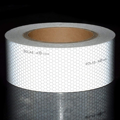 Silver Waterproof Marine Solas Reflective Tape For Maritime Jacket Lifebuoy