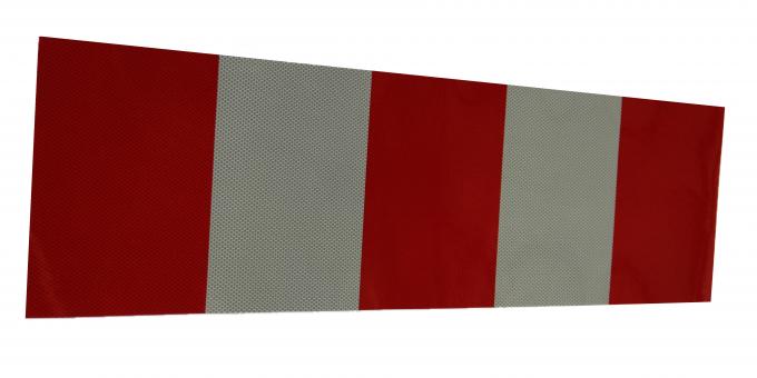 Traffic Barrier Honeycomb Reflective Vinyl Sticker