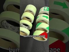 Watch: 1.24M*45.7M High Luminance Rectangle PET / PVC Material Glow in dark Vinyl Showcase